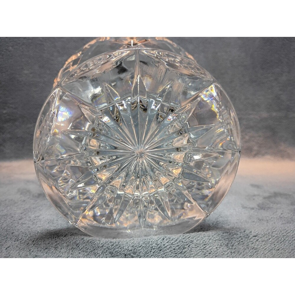 Bohemian 24% PbO Lead Crystal Decanter 12" Original Bohemia Czech Republic #2
